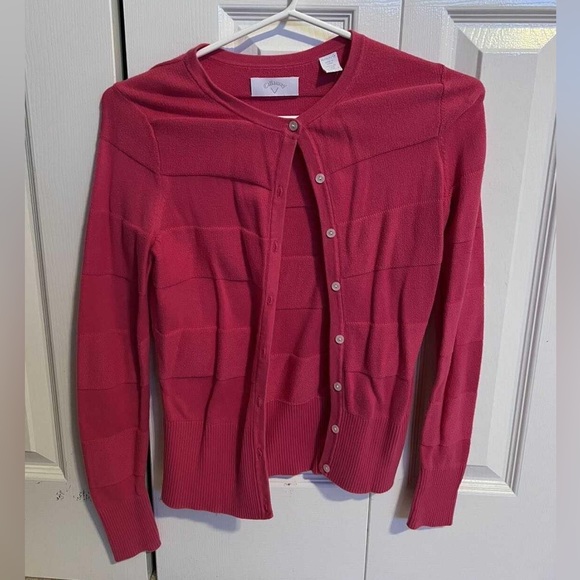 Hot Pink Callaway Cardigan - Picture 3 of 4